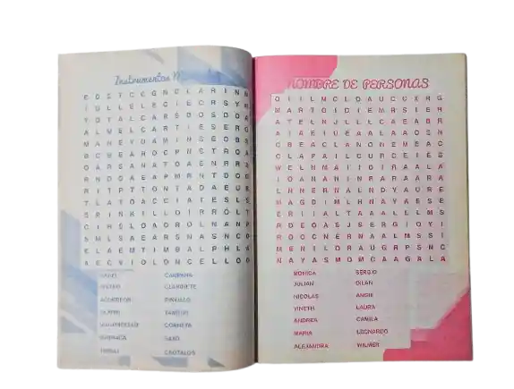 Juego Sopa De Letras 96 Paginas