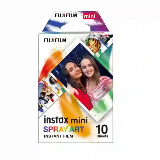 Pelicula Fotografica Mini Instax Fujifilm Spray Art