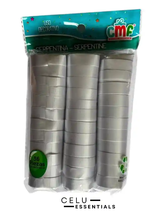 Serpentina Plateada X36