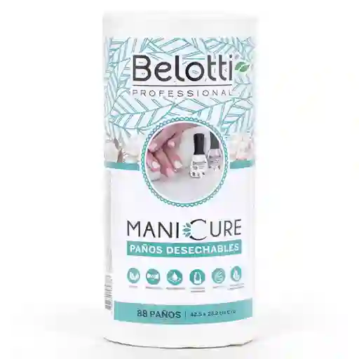 Paños Desechables Para Manicura Belotti Profesional