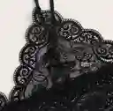 Pijama Vino Short Pantaloneta Satín Y Bralette Encaje