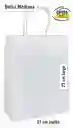 Bolsa De Regalo Blanca 23 X 26 X 1 Und