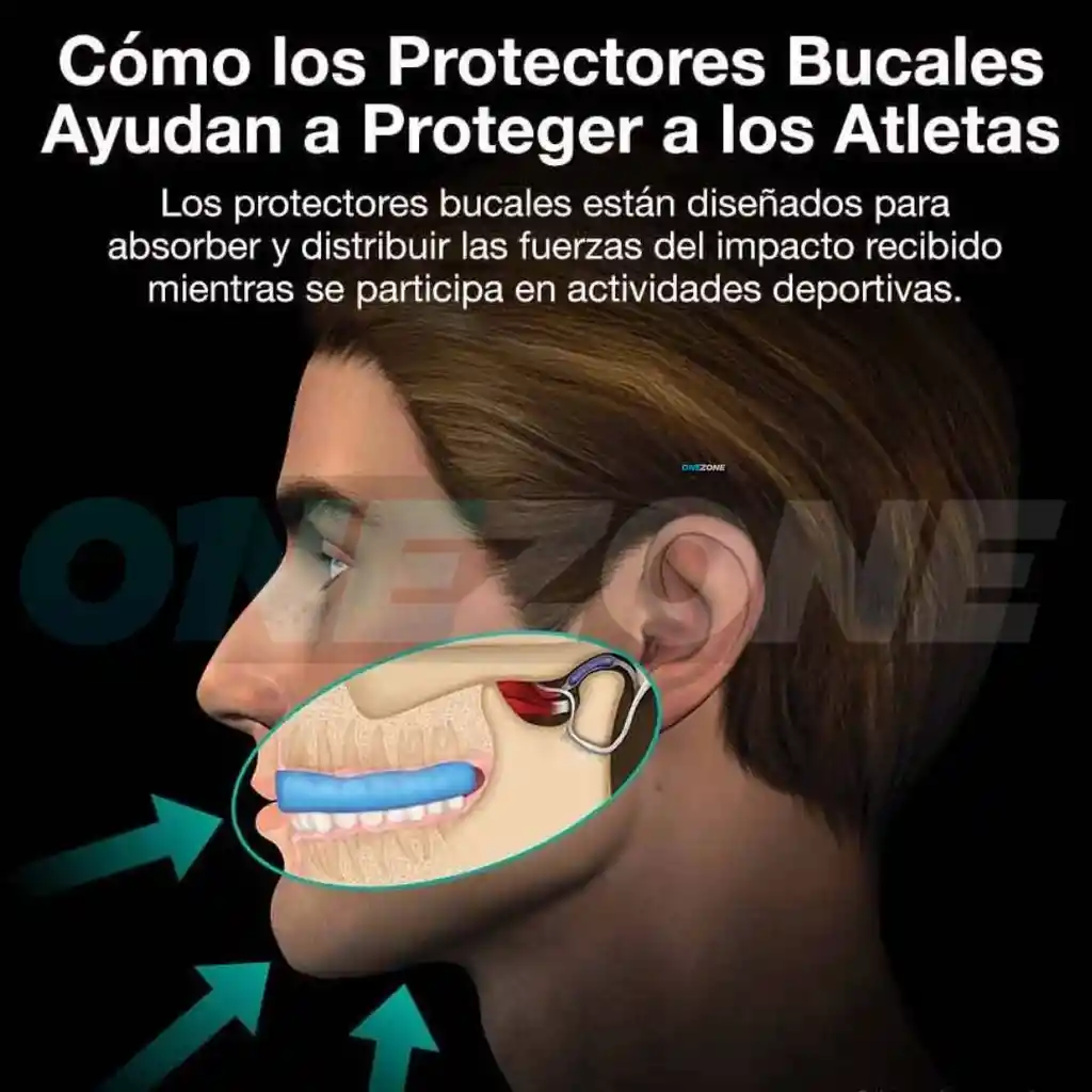 Protector Bucal Everlast Dos Colores Mouthguard Junior/ Naranja
