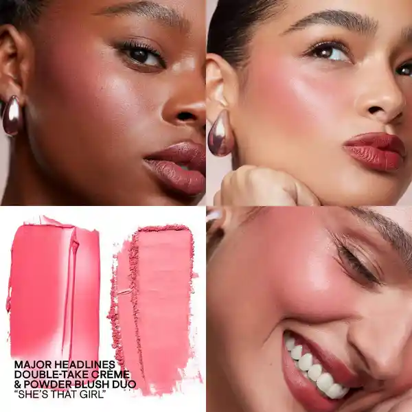 Rubor Patrick Ta Major Headlines Double-take Crème Powder Blush Duo - Tono She´s That Girl