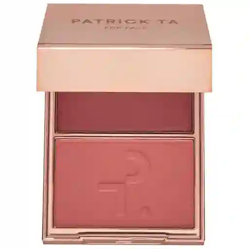 Rubor Patrick Ta Major Headlines Double-take Crème Powder Blush Duo - Tono She´s Flushed