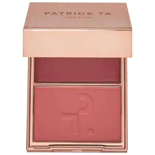 Rubor Patrick Ta Major Headlines Double-take Crème Powder Blush Duo - Tono She´s Flushed