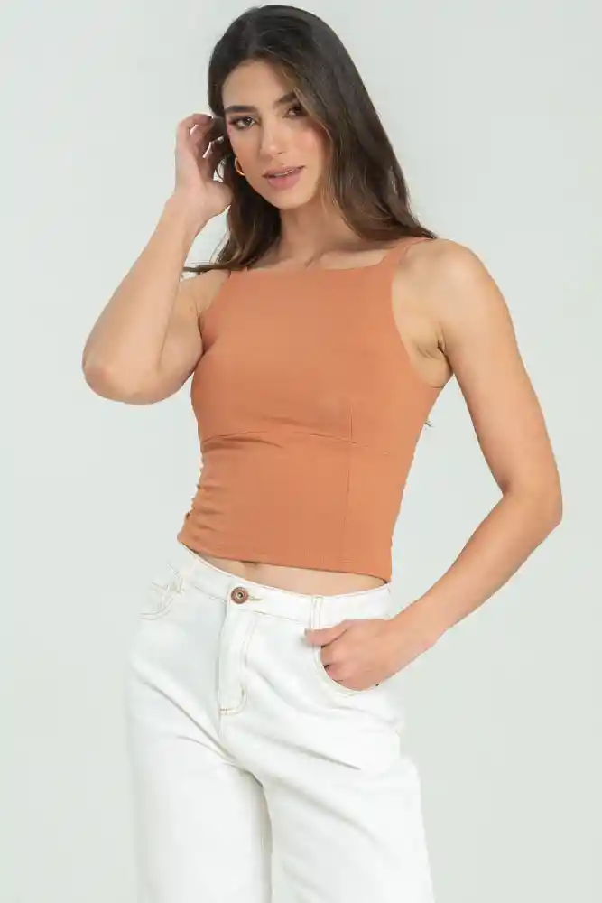 Top Kira Color Blush Talla L