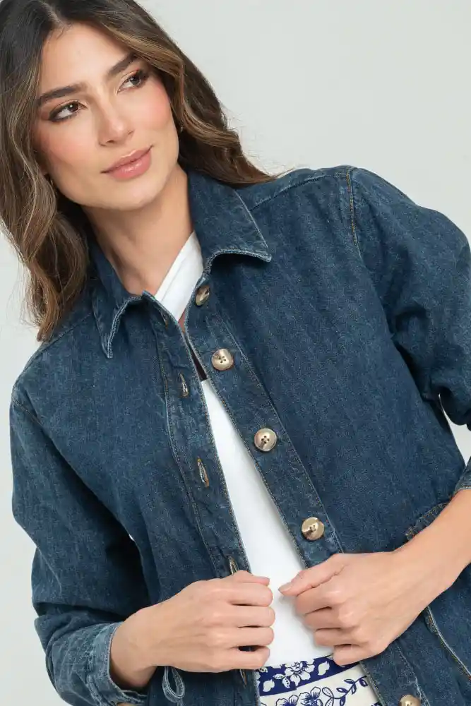 Chaqueta Canarias Color Azul Oscuro Talla M