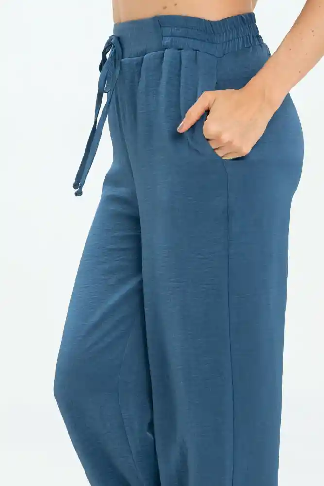Pantalon Nhara Color Azul Medio Talla 12