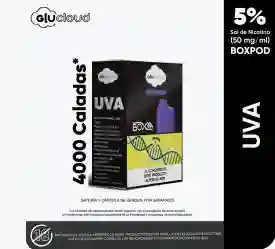 Glucloud Vapeador Box Pod Grape Soda 4000 Puff 5% Nicotina