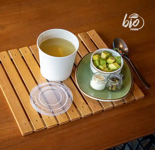 Contenedor Con Tapa 16 Onzas (453gr) X 25 Unidades