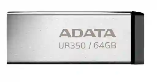Memoria Usb Adata Metalica Ur350-64g-rsr/bk 64 Gb