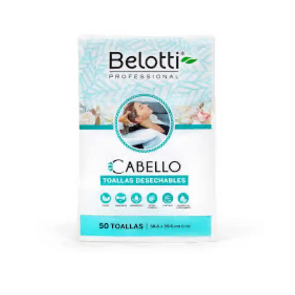 Toallas Desechables Para El Cabello Belotti Profesional