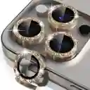 Set Lentes Protectores Para Cámara Iphone 16 Pro Max Dorados