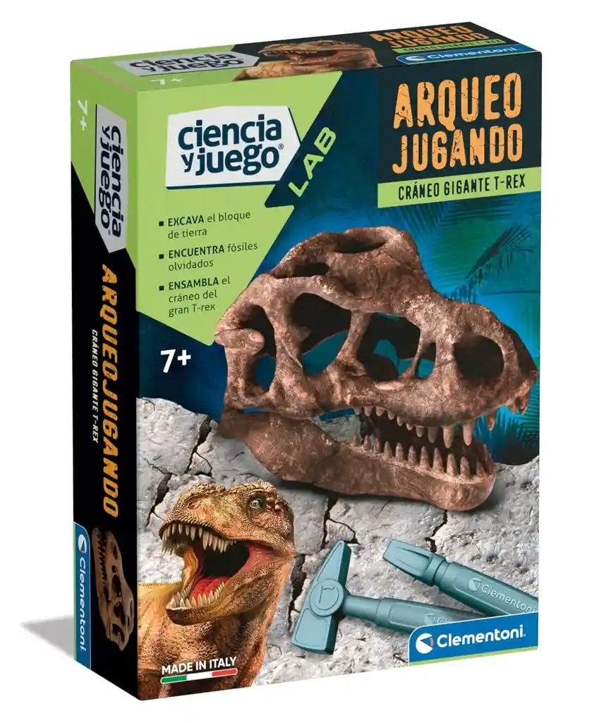 Juego Arqueojugando Cráneo Gigante T-rex Para Niños