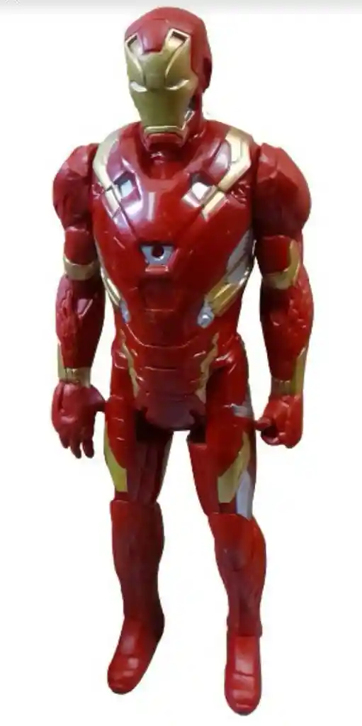Muñeco Figura Acción Super Héroe Ironman Articulado 30 Cm