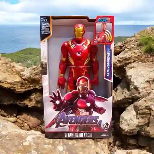 Muñeco Figura Acción Super Héroe Ironman Articulado 30 Cm