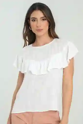 Blusa Etterne Color Blanco Crudo Talla Xl