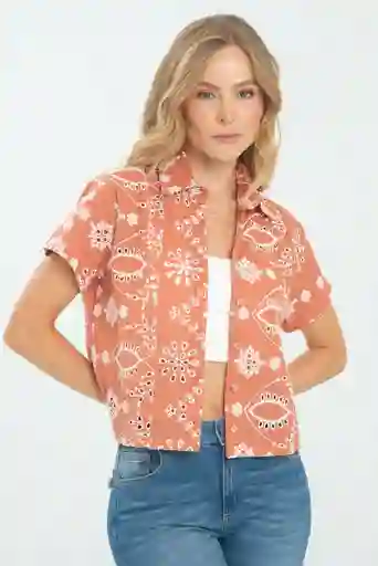 Camisa Ojalillo Turistic Color Blush Talla L