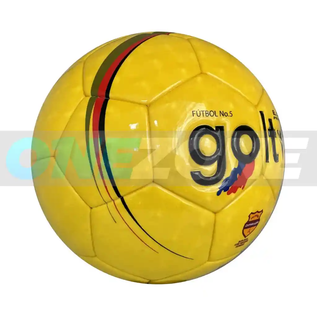 Balón De Fútbol #5 Golty Profesional Dorado Termotech Original