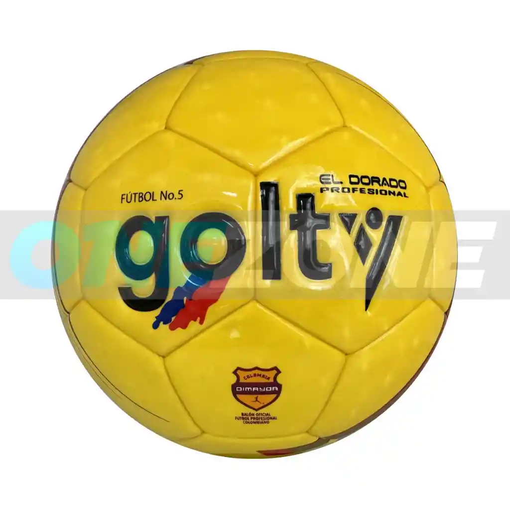 Balón De Fútbol #5 Golty Profesional Dorado Termotech Original