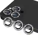 Set Lentes Protectores Cámara De Iphone 16 Pro Max Plateados