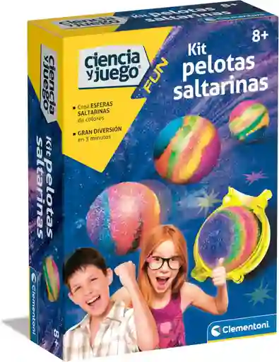 Juego Científico Crea Pelotas Saltarinas De Colores Niños