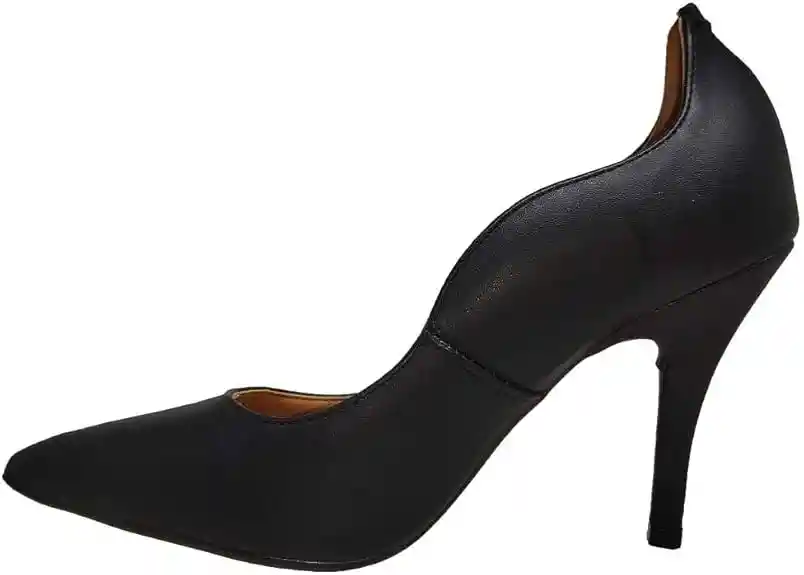 Tacón Alto Negro Vizzano Talla 35