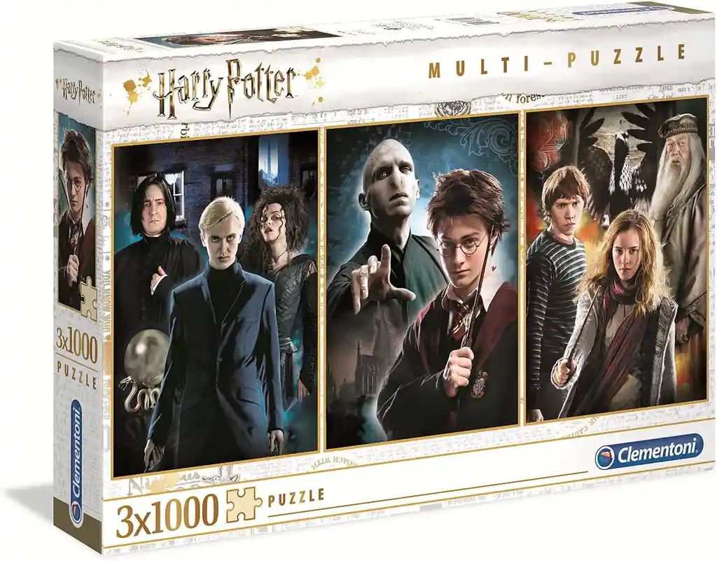 Rompecabezas 3x1000 Piezas Harry Potter Clementoni Adultos