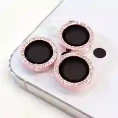 Set Protectores De Camara Iphone 16 Pro Max Rosados