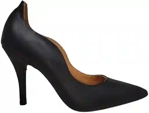 Tacón Alto Negro Talla 38
