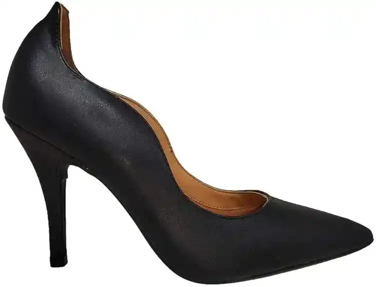 Tacón Alto Negro Talla 38