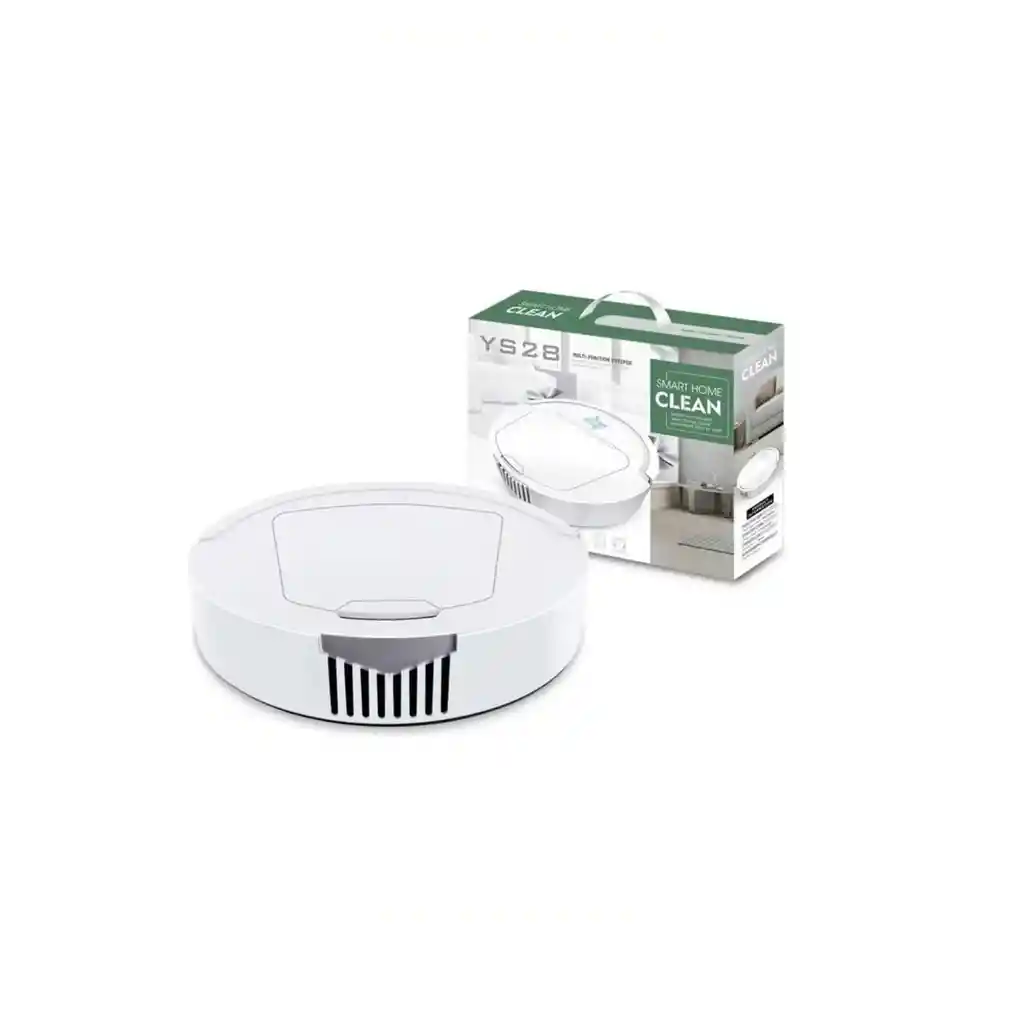 Aspiradora Robot Limpiador Automatica Ys28 Smart Clean Color Blanco 12v