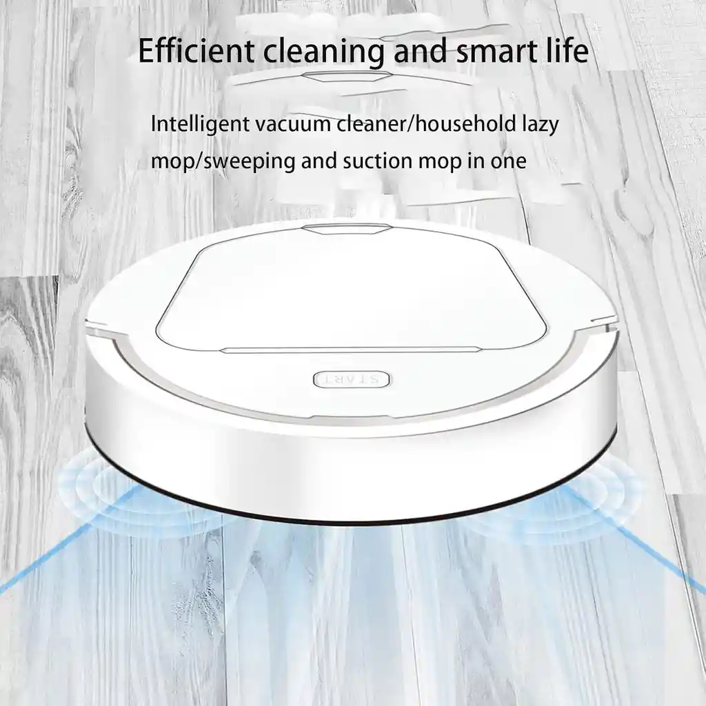 Aspiradora Robot Limpiador Automatica Ys28 Smart Clean Color Blanco 12v