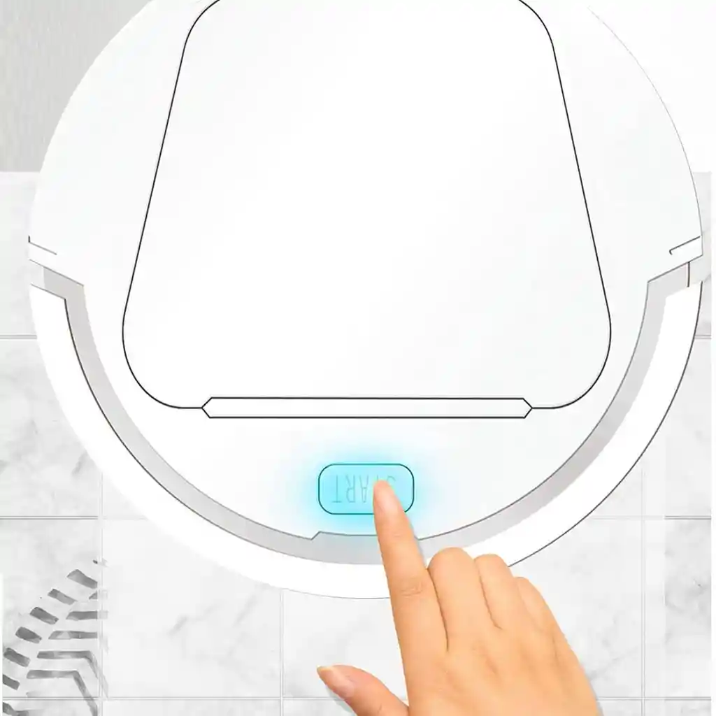 Aspiradora Robot Limpiador Automatica Ys28 Smart Clean Color Blanco 12v