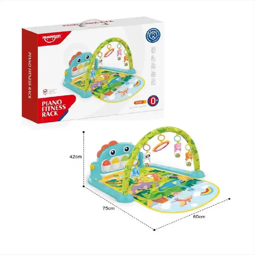 Gimnasio Bebe Musical Tapete Piano Unisex Didáctico Juguete