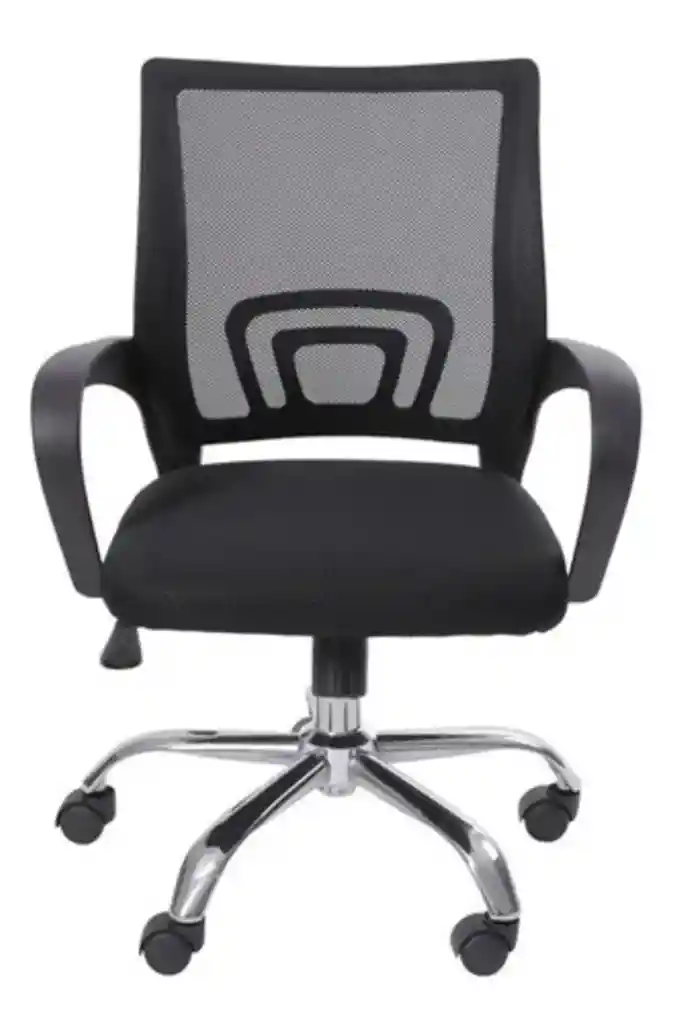 Silla Para Oficina Escritorio Ergonómica Color Negro Material Del Tapizado Mesh