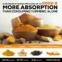 Curcuma Gengibre Natures Nutrition 120 Capsulas 1950mg