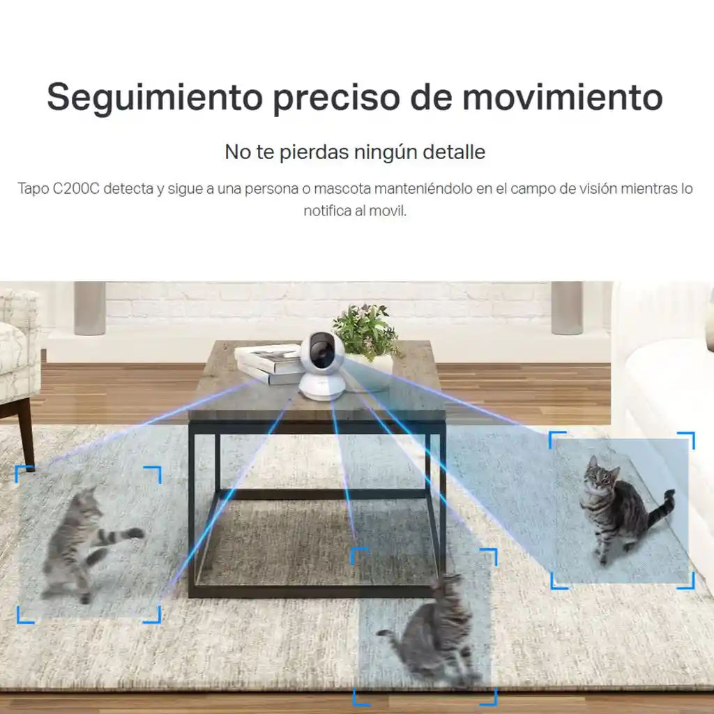Cámara Wifi Robótica 360° Tp-link Tapo C200c, 1080p Ai Audio