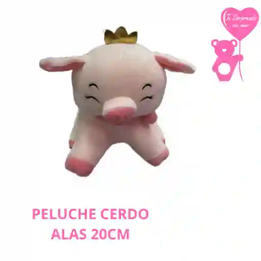 Peluche Cerdo Alas 20cm