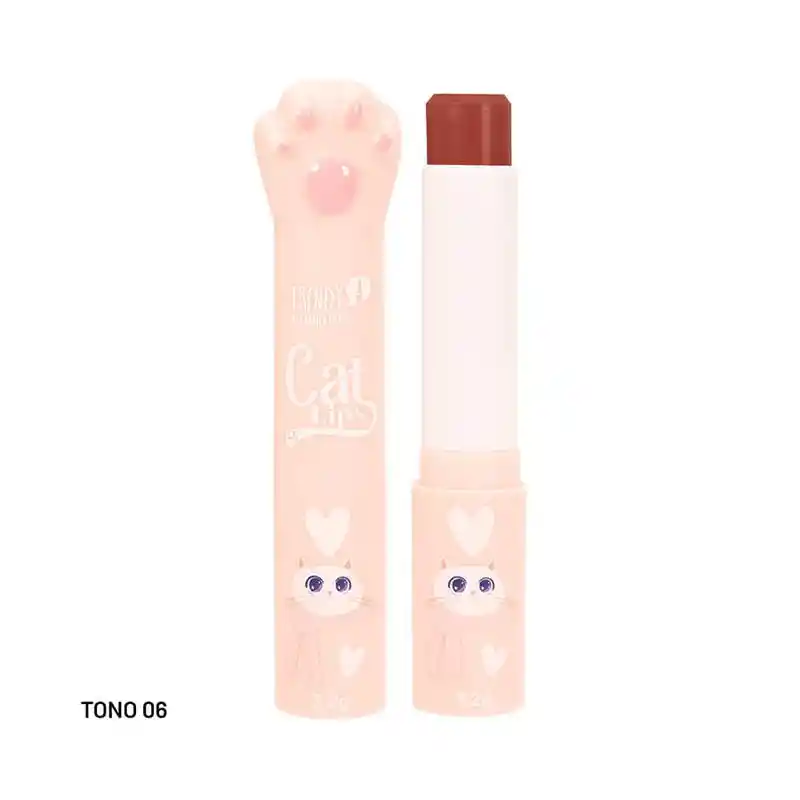 Labial En Barra Hidratante Cat Lips Lcl1577 Tono 06