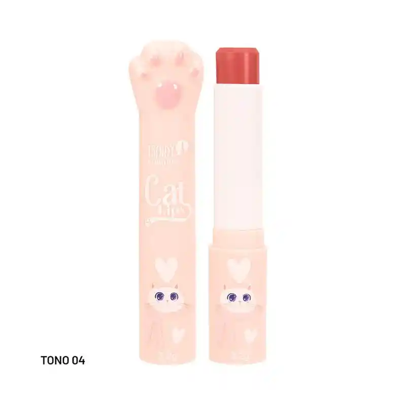 Labial En Barra Hidratante Cat Lips Lcl1577 Tono 04