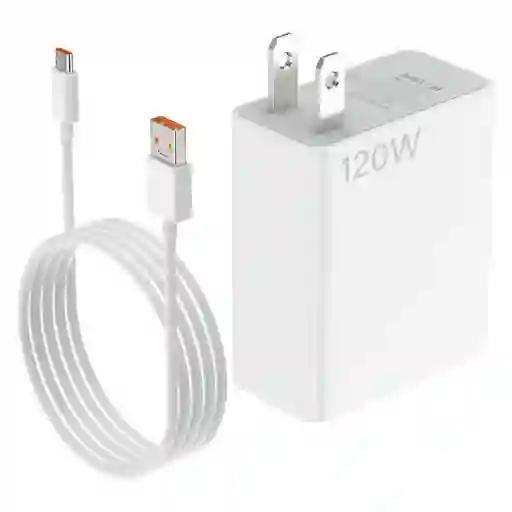 Kit Cargador Xiaomi Hypercharge 120w Original Con Cable Usb A Usb-c