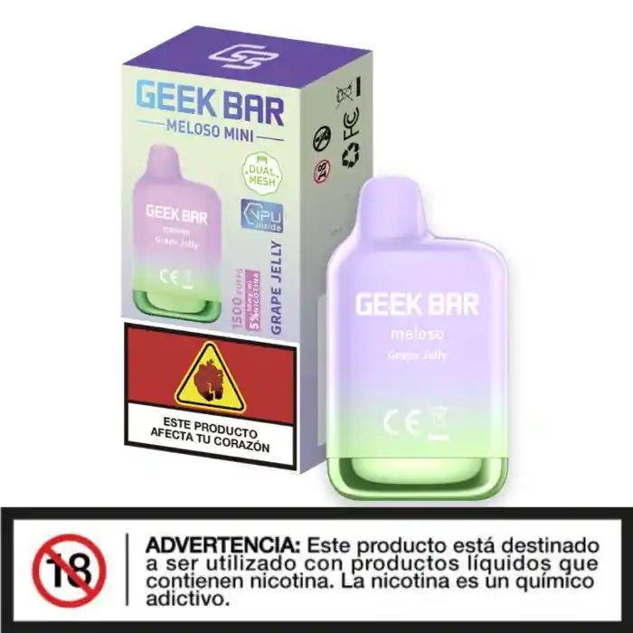 Desechable Geek Bar 1500puff - Grape Jelly