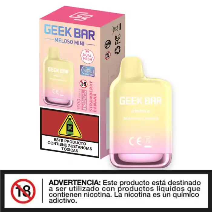 Desechable Geek Bar 1500puff - Strawberry Banana