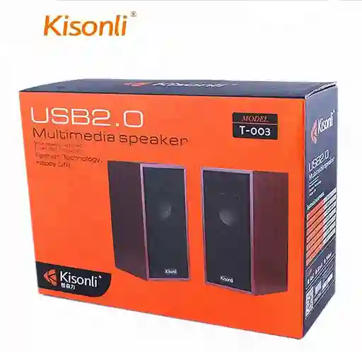 Parlante En Madera Kisonli