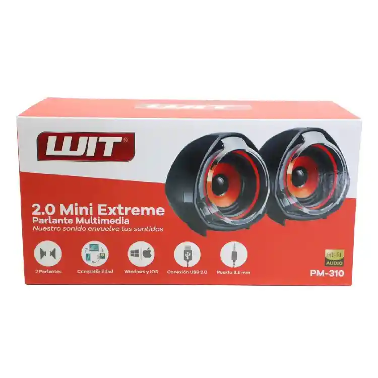Parlante Multimedia Para Pc Usb 3.5