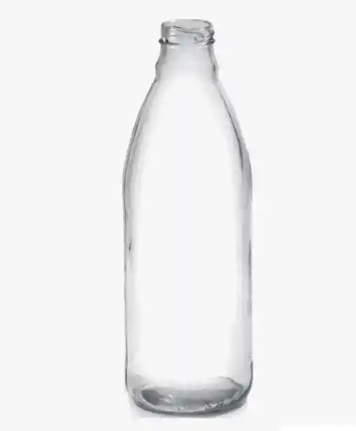 Frasco De Vidrio Litro Jugo