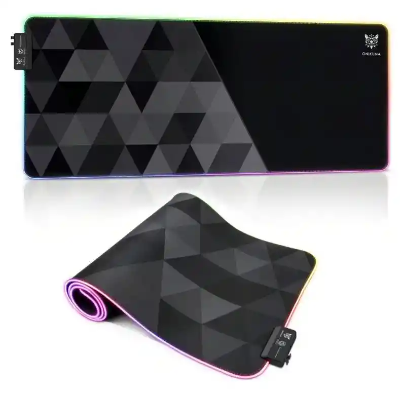 Tapete Pad Mouse Gamer Rgb Onikuma G6 Largo 80x30 Xxl