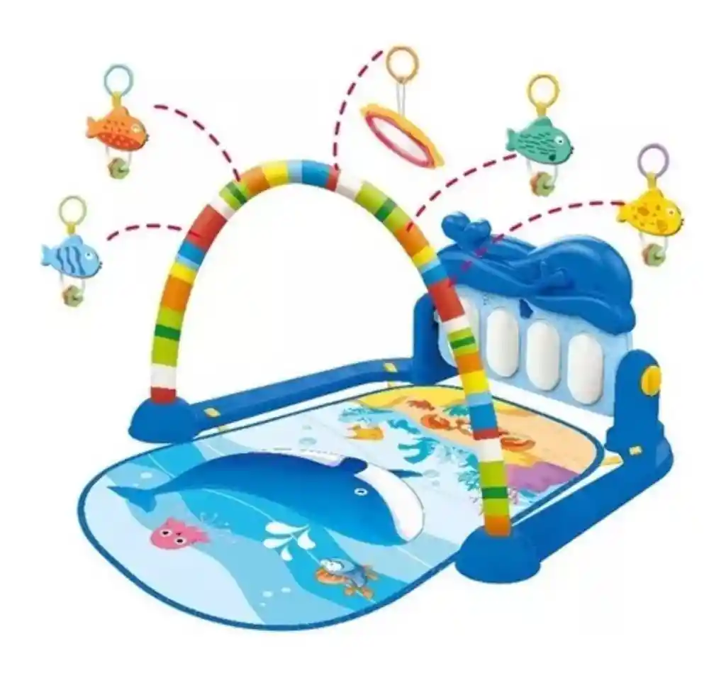 Gimnasio Bebe Musical Tapete Piano Unisex Didáctico Juguete